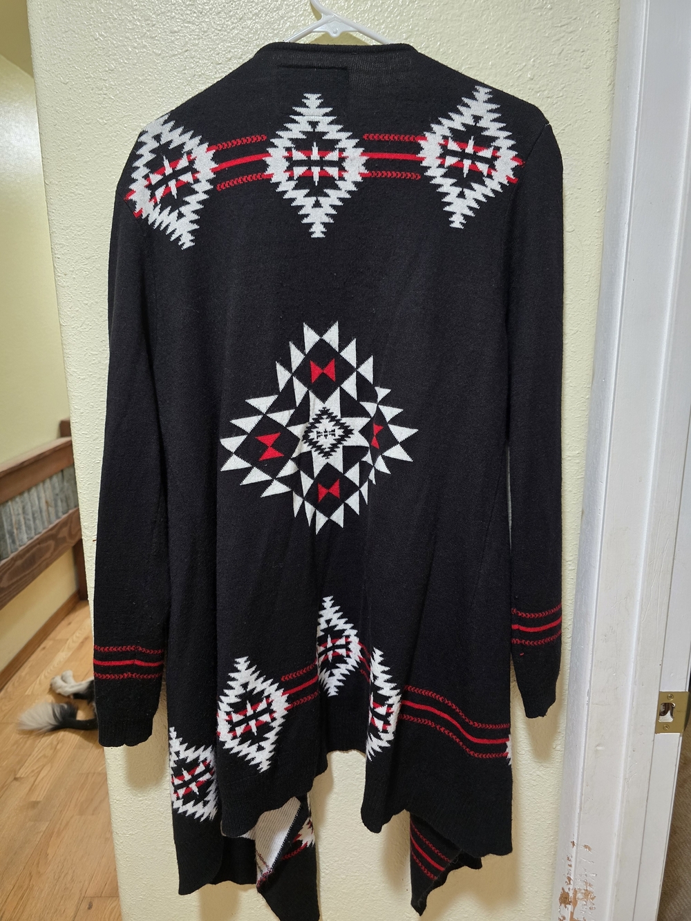 Powder River Outfitters Aztec-Pattern Open Front Women's Sweater Cardigan